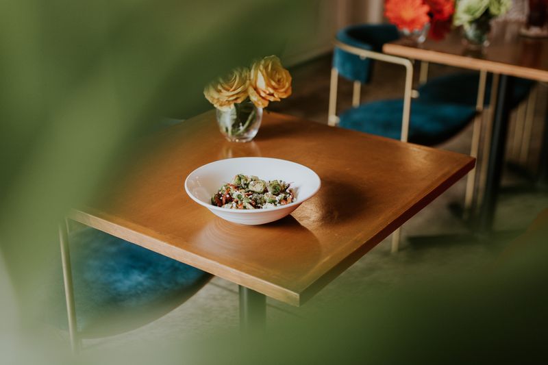 Chopt pop-up booth at New York food festival